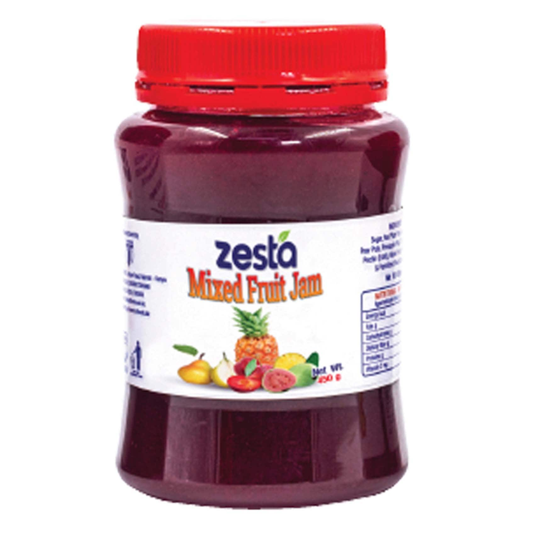 ZESTA MIXED FRUIT JAM PET 450G